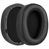 Geekria QuickFit Replacement Ear Pads for SONY MDR-100A MDR-100AAP MDR-H600A WH-H900N Headphones Ear Cushions, Headset Earpads, Ear Cups Cover Repair Parts (Black)