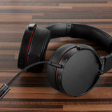 Geekria Audio Cable with Mic Compatible with Sony WH-ULT900N WH-XB920N WH-XB910N WH-1000XM5 Headphones Cable, 1/8" (3.5mm) to 3.5mm Replacement Stereo Cord with Inline Microphone (4 ft/1.2 m)