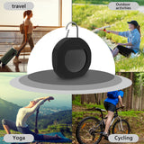 Geekria Silicone Speaker Case Cover, Compatible with JBL CLIP 3 Case, Protective Waterproof Soft Skin, Replacement Bluetooth Speakers Travel Carrying Case (Black)