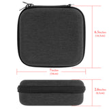 Geekria Carrying Case Compatible with Insta360 GO 3, GO 3S, Action Camera Protective Case, Hard Shell Travel Storage Bag with Slots for Insta 360 GO3 Accessories (Dark Grey)