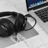 Geekria USB Headphones Charger Cable Compatible with Soundcore Space One, Space Q45, Liberty 4 NC, Life P3, K20i, C30i, P30i, A30i Charger, USB to USB-C Replacement Power Charging Cord (1ft/30cm)