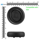 Geekria QuickFit Replacement Ear Pads for Alienware AW920H Headphones Ear Cushions, Headset Earpads, Ear Cups Cover Repair Parts (Black)