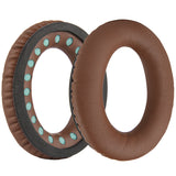 Geekria QuickFit Replacement Ear Pads for Bose QuietComfort QC2, QC15, AE2, AE2i, AE2w Headphones Ear Cushions, Headset Earpads, Ear Cups Cover Repair Parts (Brown)
