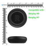 Geekria Elite Sheepskin Replacement Ear Pads for Bang & Olufsen Beoplay H9, H7 (Not Compatible with H9 3rd Gen, h9i) Headphones Ear Cushions, Repair Parts (Black)