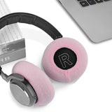 Geekria 2 Pairs Knit Headphones Ear Covers (Product Safety Certified), Washable & Stretchable Protectors for Over-Ear Headsets, Sweat-Resistant (Size M / Pink)