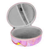 Geekria NOVA Headphones Case Compatible with Skullcandy Hesh Evo/ANC/3, Crusher ANC2, Replacement Hard Shell Travel Carrying Bag with Cable Storage (Pink Marble)