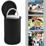 Geekria Travel Protective Fits for Bose SoundLink Revolve+ Speaker, Portable Waterproof Wireless Bluetooth Speaker Case, Soft Shell Traveling Bag, Carry Box, Backpacks, Outdoor, Party (Black)