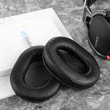Geekria QuickFit Replacement Ear Pads for SONY MDR-1R, MDR-1RMK2 Headphones Ear Cushions, Headset Earpads, Ear Cups Cover Repair Parts (Black)