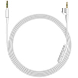 Geekria Audio Cable with Mic Compatible with Bose Around-Ear AE2, AE2i, AE2w Cable, 2.5mm Aux Replacement Stereo Cord with Inline Microphone and Volume Control (6 ft/1.7 m)