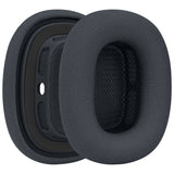 Geekria Comfort Mesh Fabric Replacement Ear Pads Compatible with Apple AirPods MAX (A2096), AirPods MAX2 (A3184) Headphones, Ear Cushions, Repair Parts (Midnight)