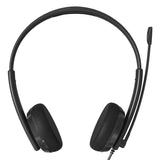 Geekria Comfort-Fit Call Center Headset with 3.5MM Male Plug and Microphone, Over-The-Head Computer Headphone for PC, CellPhone, Tablet, Laptop, 330 Degree Boom Mic for Right/Left Ear