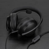 Geekria Boom Mic Headphones Cable Compatible with Bose QC Ultra/SE/45, 700, 2.5mm Jack Nylon Braided Replacement Cord with Boom Microphone for Gaming & Meeting (5.6ft)