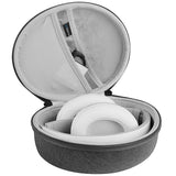 Geekria Shield Headphones Case Compatible with Beats Studio Pro, Studio 3 Wireless, Studio 2, Solo Pro Headphones Case, Replacement Hard Shell Travel Carrying Bag with Cable Storage (Dark Grey)