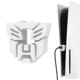 Geekria Cable Plug Protector Compatible with PlayStation PS5, PSVR 2 Replacement Lines Protect, VR Gaming Accessories Prevent Falling Charger Cable Sleeve (White)