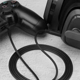 Geekria Audio Cable Compatible with Astro A40 tr, A40, A30, A10, A10 Gen 2 Gaming Headsets Cable, 3.5mm Aux Replacement Stereo Cord (5.6 ft/1.7 m)
