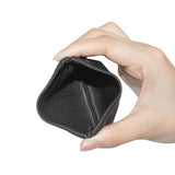 Geekria 2 Pack Soft Elastic Earbuds Pouch Case / Headphone Carrying Bag / Universal Headphone Protection Pouch / Pocket Earphone Case / Coin Purse Change Holder / Portable Travel Bag (Black)