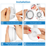 Geekria QuickFit Replacement Ear Pads for Beats Solo 4 Wireless On-Ear Headphones Ear Cushions, Headset Earpads, Ear Cups Cover Repair Parts (Blue)