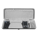 Geekria Keyboard and Mouse Combo TKL Case, Hard Shell Travel Carrying Bag for 80% Compact 87 Key Computer Mechanical Gaming Keyboard, Compatible with Logitech G915 TKL+G502 Mouse (Dark Gray)