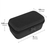 Geekria Shield Speaker Case Compatible with Sony LinkBuds Cover, Replacement Travel Hard Shell Portable Speaker Protective Carrying Bag with Cable Storage (Grey)