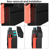 Geekria Game Card Storage with 28 Game Card Slots Card Holder Compatible with Nintendo Switch OLED Game Card Case Use Stand Alone or Mount to Switch Dock