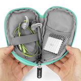 Geekria Shield Sports Earbuds Pouch, Earbuds Protective Case, In-Ear Headphones Travel Bag Compatible with Sony Walkman, Bose SoundSport, JBL EnduranceRUN, Plantronics, Sephia (Camouflage Green)