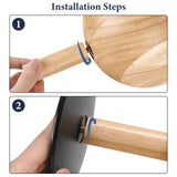 Geekria Wooden Sphere Headphones Stand for Over-Ear | On-Ear Headphones, Gaming Headset Holder, Desk Display Hanger Compatible with Bose, Sony, Sennheiser, ATH, AKG, JBL, Beats and Most Headphones