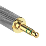 Geekria 3.5mm Male to 3.5mm (1/8'') Balanced Female Headphones Adapter for 3.5mm 4-Pole Cable Connected to Balanced 3.5mm Player Device, Aluminum Alloy Conversion Audio Plug, Gold Plated Adapter