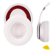 Geekria QuickFit Replacement Ear Pads for Beats Solo 4 Wireless On-Ear Headphones Ear Cushions, Headset Earpads, Ear Cups Cover Repair Parts (Cloud Pink )