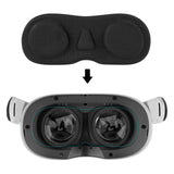 Geekria VR Cover Accessories Set Compatible With Pico Neo 3, Touch Controller Grip Cover, Pico Neo 3 Front Face Protector Cover, Silicone Face Cover with Lens Protective Cover (Black)