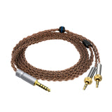 Geekria Apollo Copper Upgrade Audio Cable Compatible with Sony MDR-Z7 MDR-Z7M2 MDR-Z1R Headphones, 4.4mm to Dual 3.5mm Replacement Headphones Cord with Locking Device (4.9 ft / 1.5 m)
