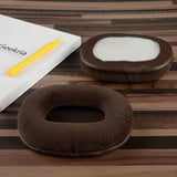 Geekria Comfort Velour Replacement Ear Pads for Turtle Beach Stealth 400, 450, 500X, 520, 600, 700, 900, HiFi780 Headphones Ear Cushions, Headset Earpads, Ear Cups Cover Repair Parts (Brown)