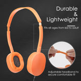 Geekria 24 Pack Wired Headphones for Classroom Adjustable On-Ear Headphones, Kids Headphones Wired Wholesale Children On-Ear Headset for Schools, Student, Libraries, Computer Lab, Testing Centers