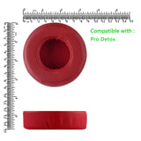 Geekria QuickFit Replacement Ear Pads for Monster Beats Pro Detox Headphones Ear Cushions, Repair Parts (Red)