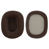 Geekria Comfort Velour Replacement Ear Pads for Audio Technica ATH M50X, M50XBT, M50xBT2, M60X, M45, M35, M30, M20, ATH-MSR7 Headphones Ear Cushions, Headset Earpads, Ear Cups Repair Parts (Brown)