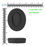 Geekria Sport Cooling Gel Replacement Ear Pads for Sony WH-1000XM3 Headphones, Ear Cushions, Repair Parts (Black)