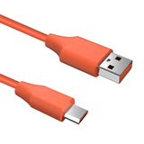 Geekria USB Speakers Short Charger Cable Compatible with JBL TUNE 700BT, 450BT, LIVE 500BT, T110BT, Free, USB to Micro-USB Replacement Power Charging Cord (1 ft / 30 cm 2 Pack)