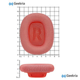 Geekria Comfort Mesh Fabric Replacement Ear Pads Compatible with Apple AirPods MAX (A2096), AirPodsMAX2 (A3184) Headphones, Ear Cushions (Pink)