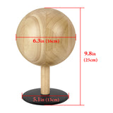 Geekria Wooden Sphere Headphones Stand for Over-Ear | On-Ear Headphones, Gaming Headset Holder, Desk Display Hanger Compatible with Bose, Sony, Sennheiser, ATH, AKG, JBL, Beats and Most Headphones
