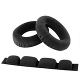 Geekria Earpad + Headband Compatible with Sennheiser HD580 HD600 Headphone Replacement Ear Pad + Headband Cover / Ear Cushion + Headband Pad / Earpads Repair Parts Suit (Black)