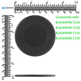 Geekria QuickFit Replacement Ear Pads for Plantronics Blackwire C510 C520 C710 C720 Headphones Ear Cushions, Headset Earpads, Ear Cups Cover Repair Parts (Black)