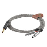Geekria Apollo Single Crystal Silver Upgrade Audio Cable Compatible with Sennheiser HD800 HD800S HD820, 4.4mm Replacement Headphones Cord for Hi-Resolution Audiophile, HiFi Headset (4 ft / 130 cm)