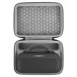 Geekria Shield Speaker Case Compatible with Bose Soundlink Max Case Cover, Replacement Hard Shell Portable Speaker Protective Carrying Bag with Cable Storage (Dark Grey)