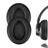 Geekria Elite Sheepskin Replacement Ear Pads for Soundcore by Anker Life Q20, Q20+, Q20i, Life 2 Headphones (Not Fit for Life 2 Neo), Repair Parts (Black)