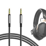 Geekria Audio Cable Compatible with V-MODA Crossfade 3/2/LP2, M-100, M-80, V-80 Headphones, 1/8" (3.5mm) to 3.5mm Braided Nylon Replacement Stereo Cord (4 ft / 1.2 m)
