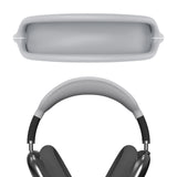 Geekria Silicone Headband Cover Compatible with AirPods Max Headphone, Headband Protector / Headband Replacement Easy DIY Installation No Tool Needed (Grey)