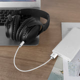 Geekria USB Headphones, Earbuds Short Charger Cable Compatible with Bose QC 35 II/35/25, SoundLink, USB Replacement Power Charging Cord (1 ft / 30 cm 2 Pack)