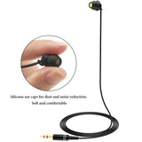 Geekria Sleep Earplugs, 6.6 FT / 200CM Mono Earbud Single Ear Noise Isolating Earphone, 3.5MM Tangle Free Sleep Headphones for Side Sleepers In Ear Wired Headphones (Without Mic / Black)