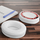 Geekria Elite Sheepskin Replacement Ear Pads for Beats Studio 2.0 (2nd Gen Bluetooth), Studio2 (B0501) Headphones Ear Cushions, Headset Earpads, Ear Cups Cover Repair Parts (White)