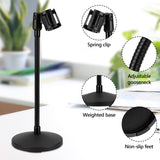 Geekria for Creators Gooseneck Tabletop Microphone Stand with Flexible Arm, Adjustable Desk Mic Holder with Weighted Base, Compatible with Shure SM57/SM58/SM48, AKG D5/D5S/D7