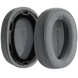Geekria QuickFit Replacement Ear Pads for Sony MDR-100ABN WH-H900N Headphones Ear Cushions, Headset Earpads, Ear Cups Cover Repair Parts (Grayish Green)